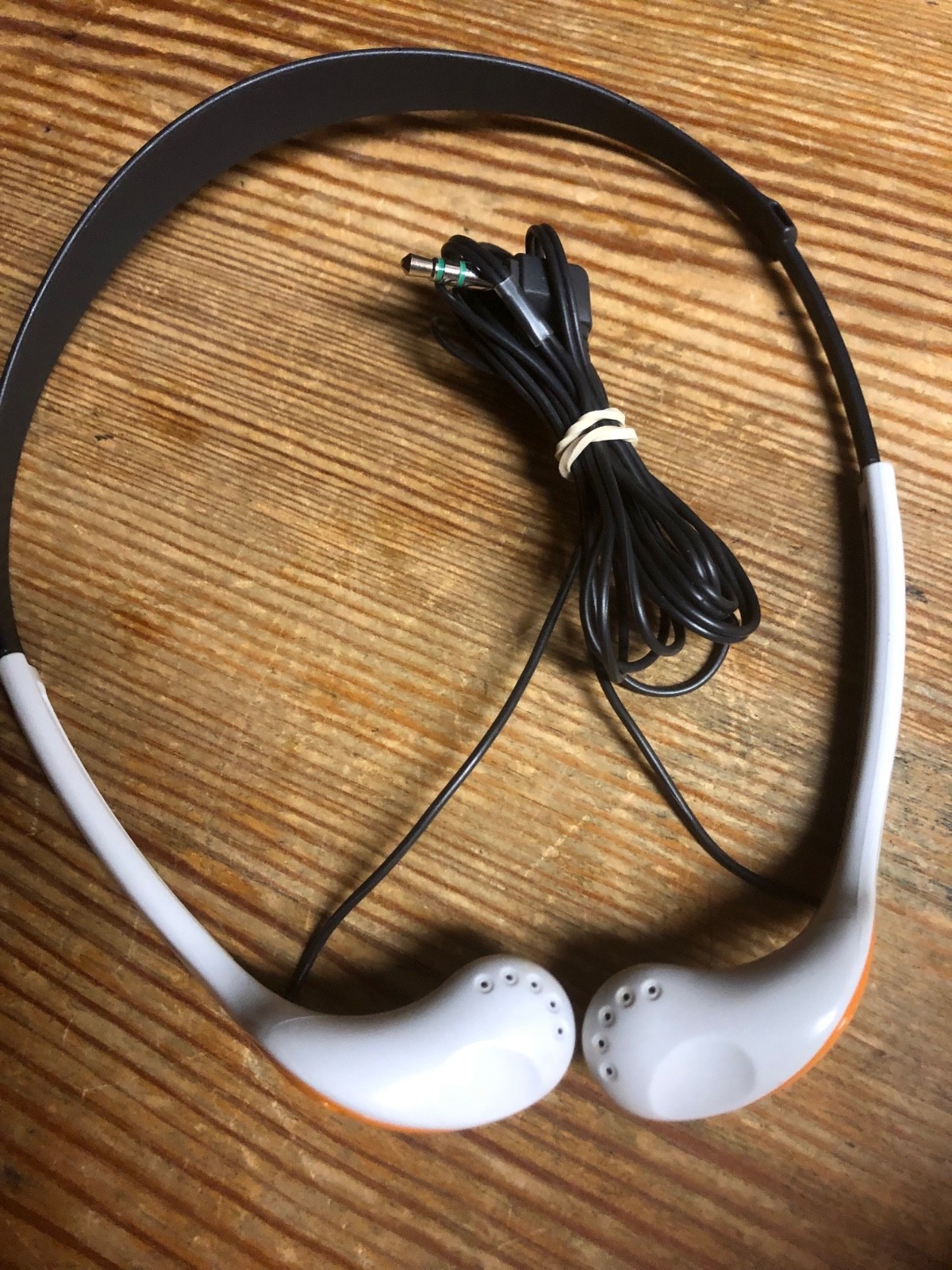 Sony MDR-W014 Sports Walkman White Orange In-Ear Headphones 3.5mm Jack