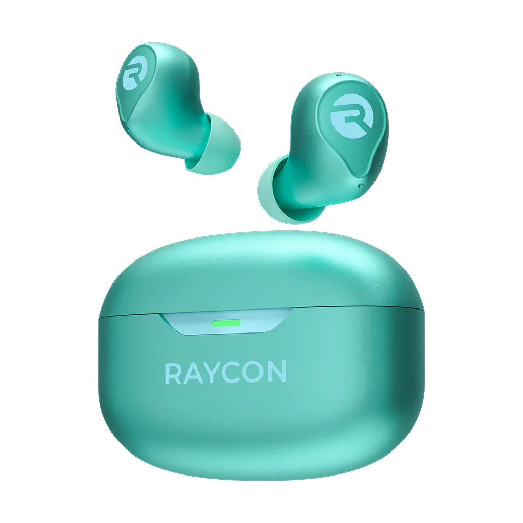 Raycon Everyday Earbud Plus Wireless Bluetooth Headphones & Charging Case -Mint