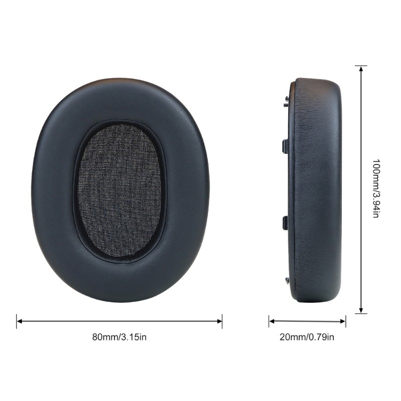 1Pair Protein Leather Ear Pad Ear Cushions Cover for ULT WEAR WH-ULT900N