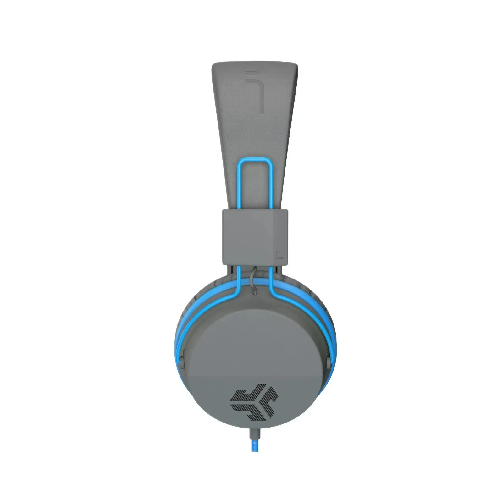 JLab JBuddies Studio Kids Headphones Wired On-Ear Volume Safe 85dB Gray Blue New