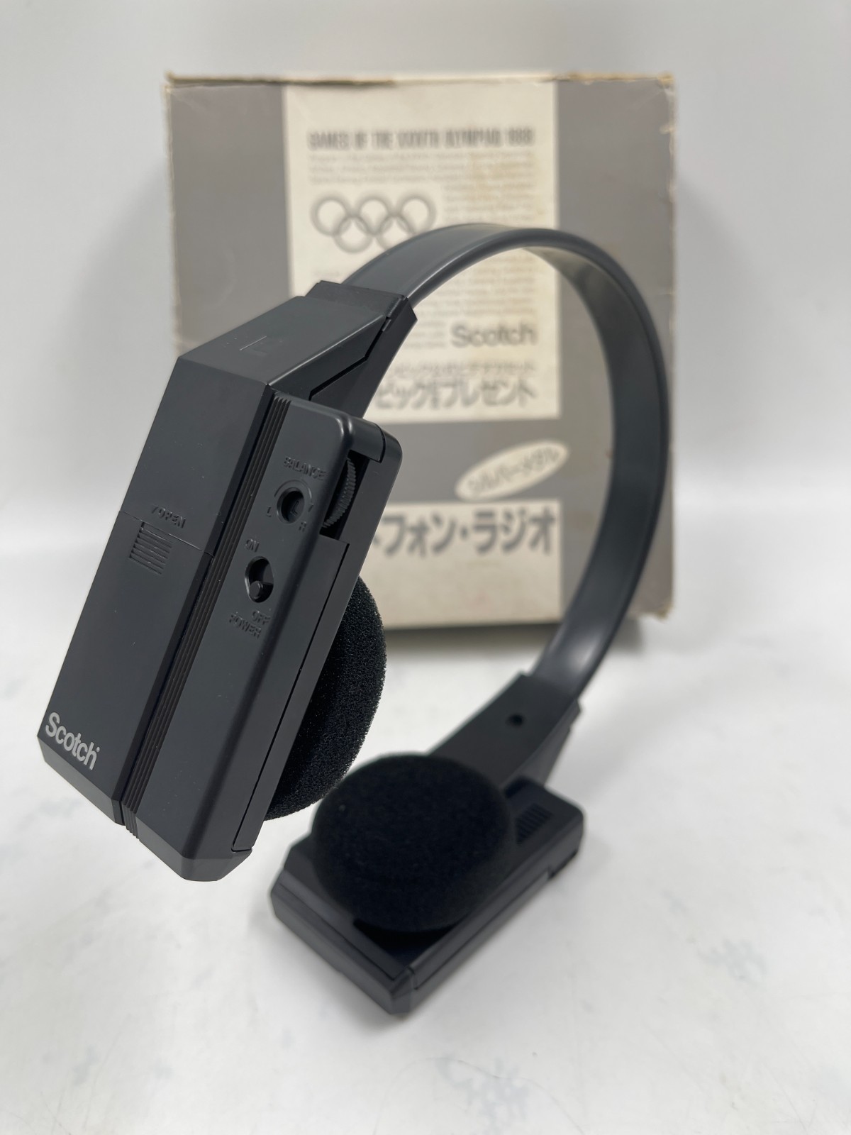 [Works] Rare&VTG SEOUL 1988 Summer Olympics Gift AM/FM Radio Headphone Scotch