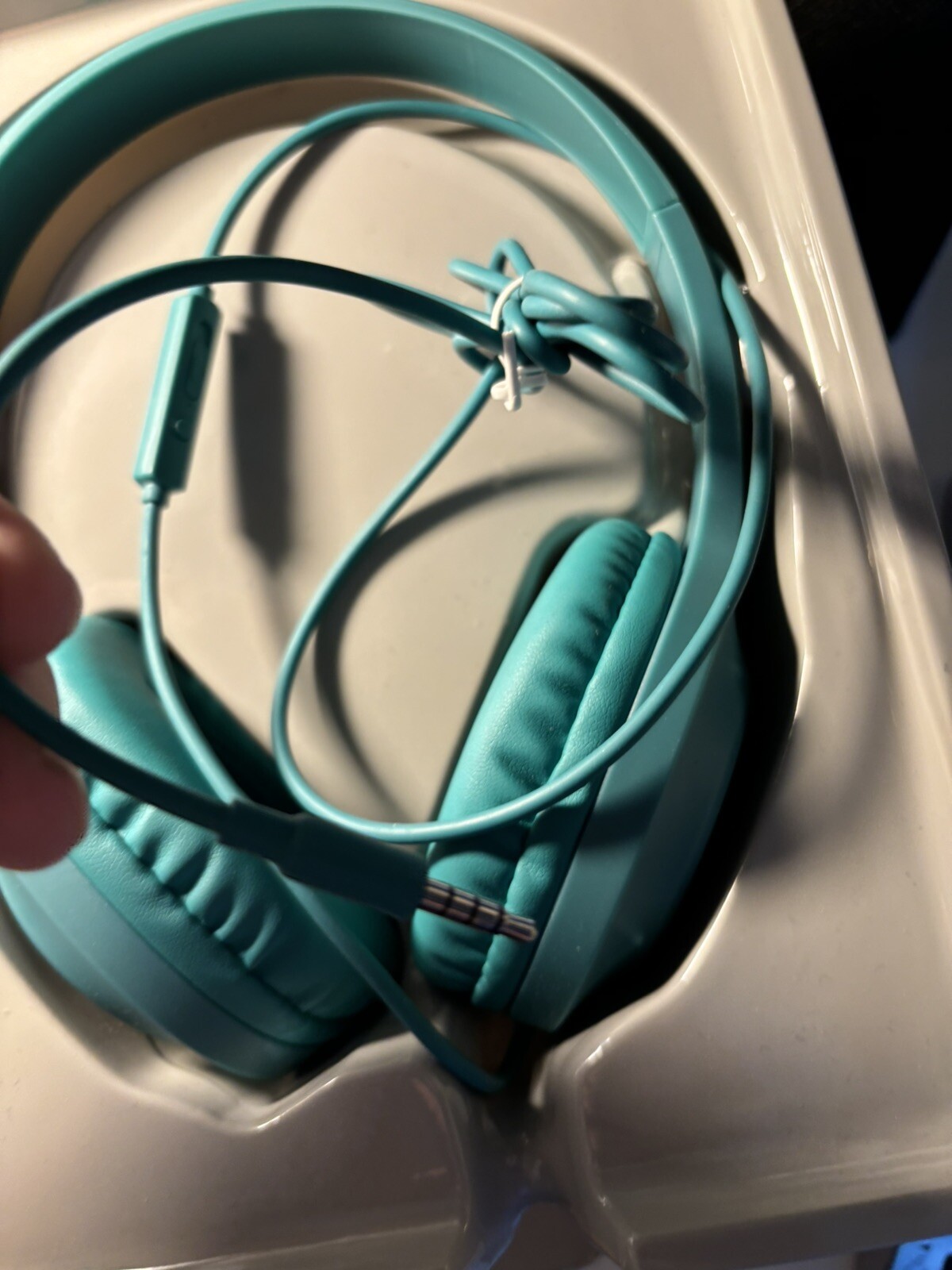 Heyday Wired On-Ear Padded Headphones Built In Microphone Open Box