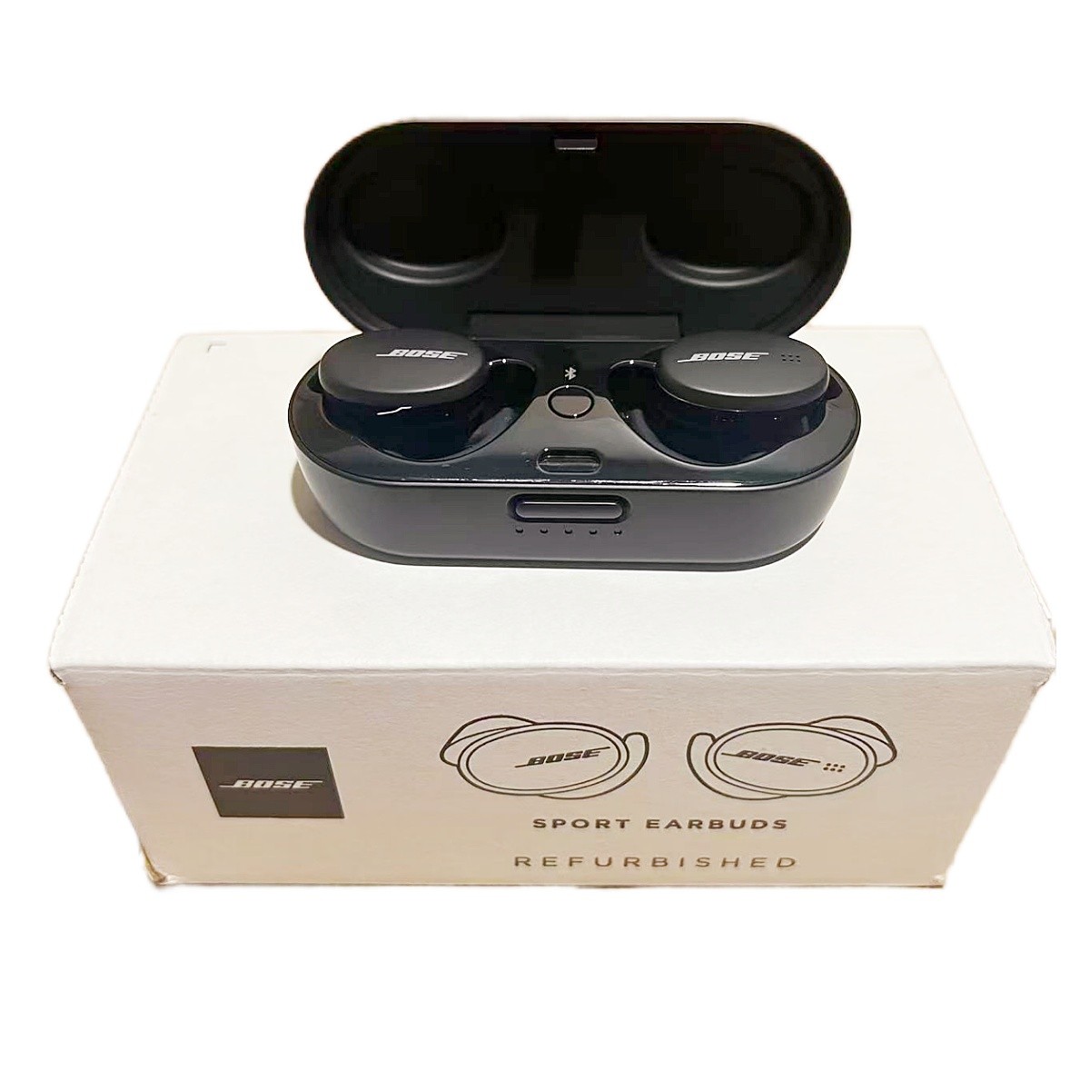 Bose Sport Earbuds Wireless Earphones Bluetooth Headphones In-Ear Earbuds Black
