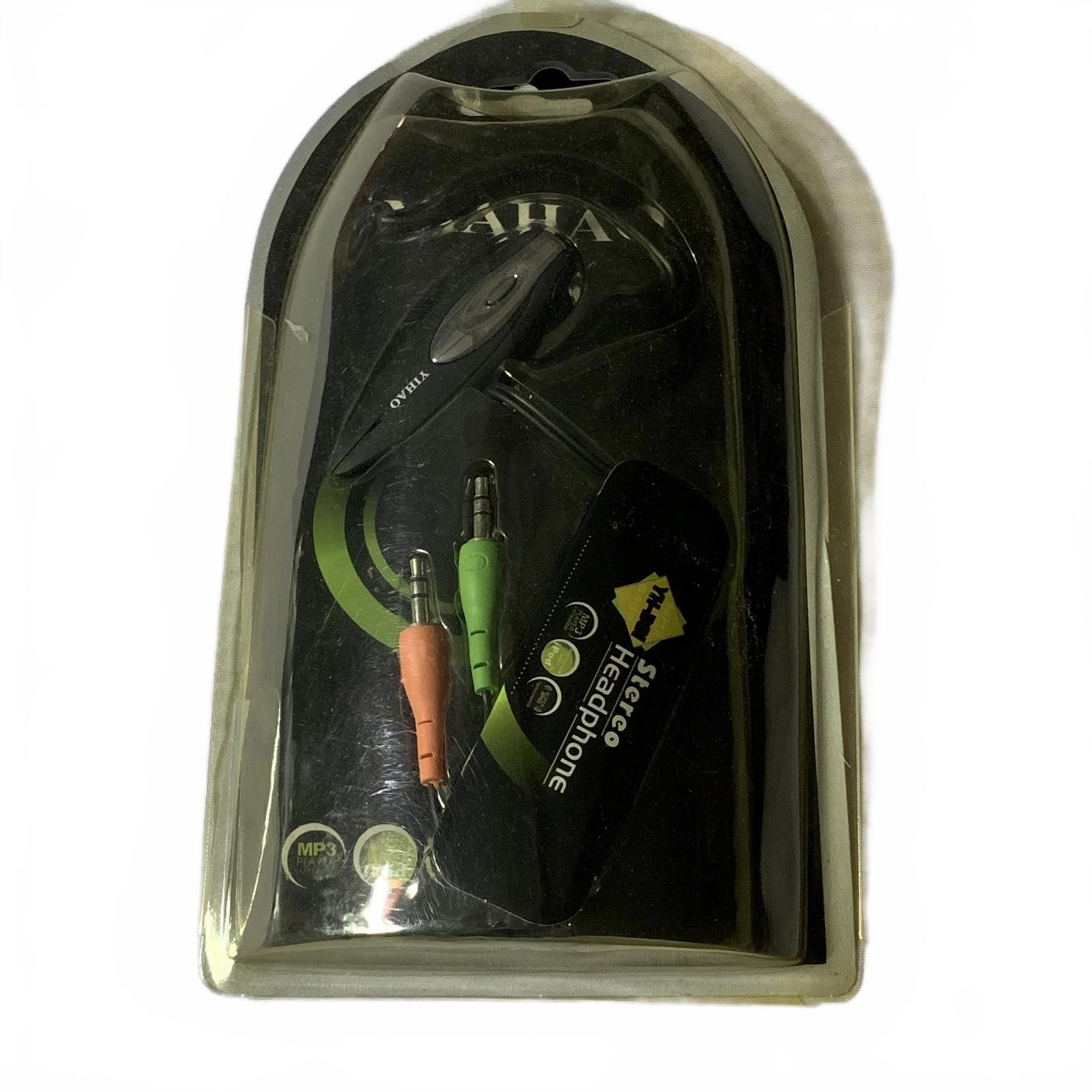 Yihao Stereo Headphones with Dual 3.5mm Audio Jacks NEW