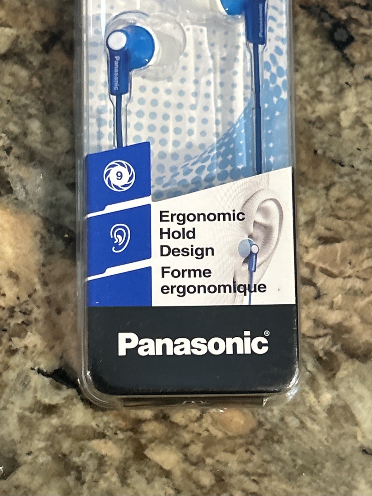 Panasonic RP-HJE120 ErgoFit In-Ear Earbuds Blue 3.5mm Jack headphones