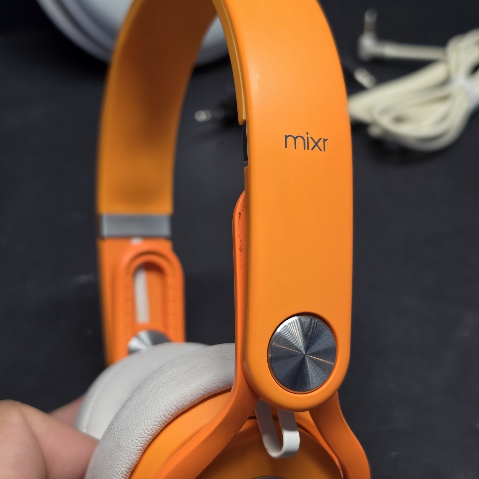 Beats Mixr Wired On-Ear DJ Headphones Neon Orange David Guetta Edition