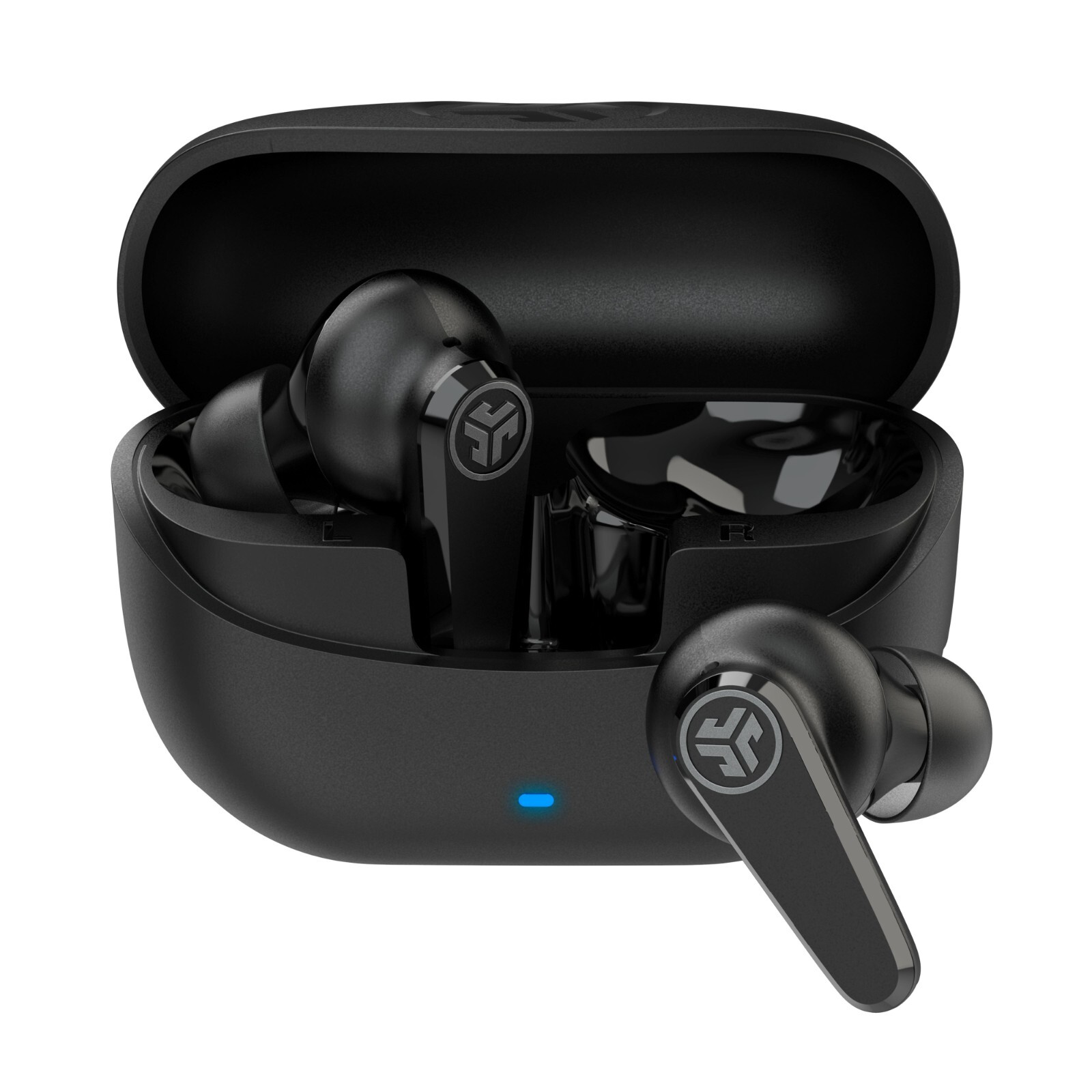 JLab GO Pods ANC Wireless Earbuds , 26Hr Playtime, Refurbished