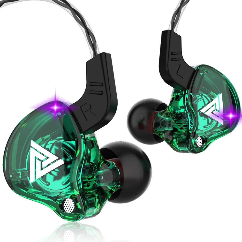 QKZ AK6 3.5mm Wired Earphones – HiFi Sound, Gaming Headset,Bass Earbuds