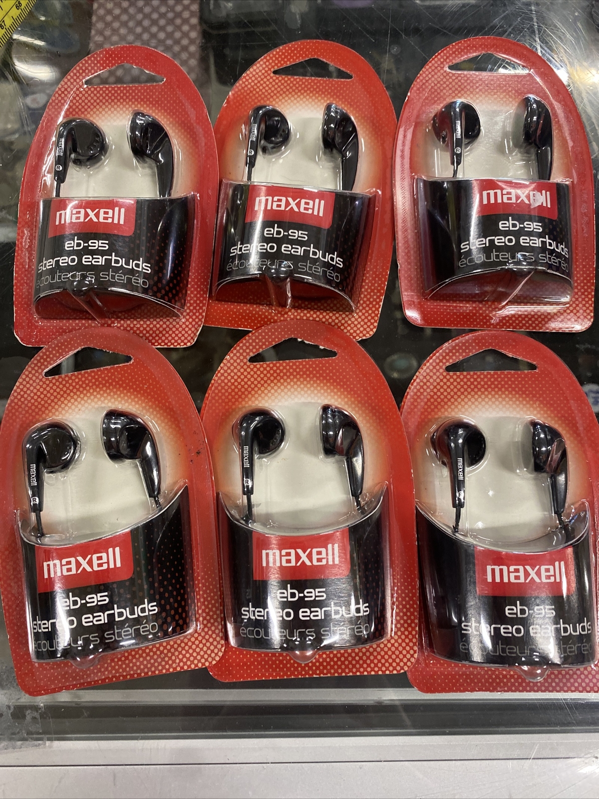 Maxell Eb-95 Stereo Earbuds Black (Individual Sale)