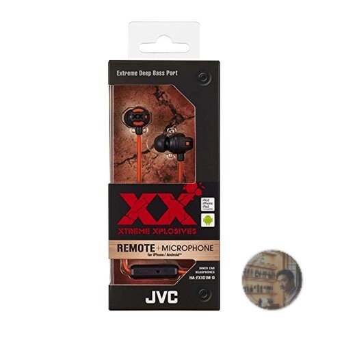 JVC Kenwood XX HA-FX101M-D In-Ear Headphones Orange New