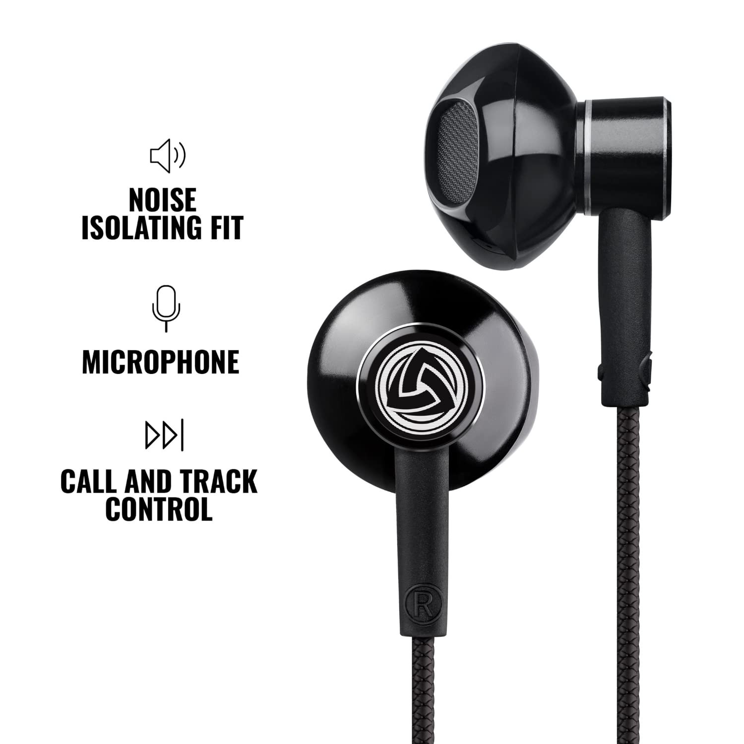 LUDOS SPECTA Wired Earbuds in-Ear Headphones, 5 Years Warranty, Earphones