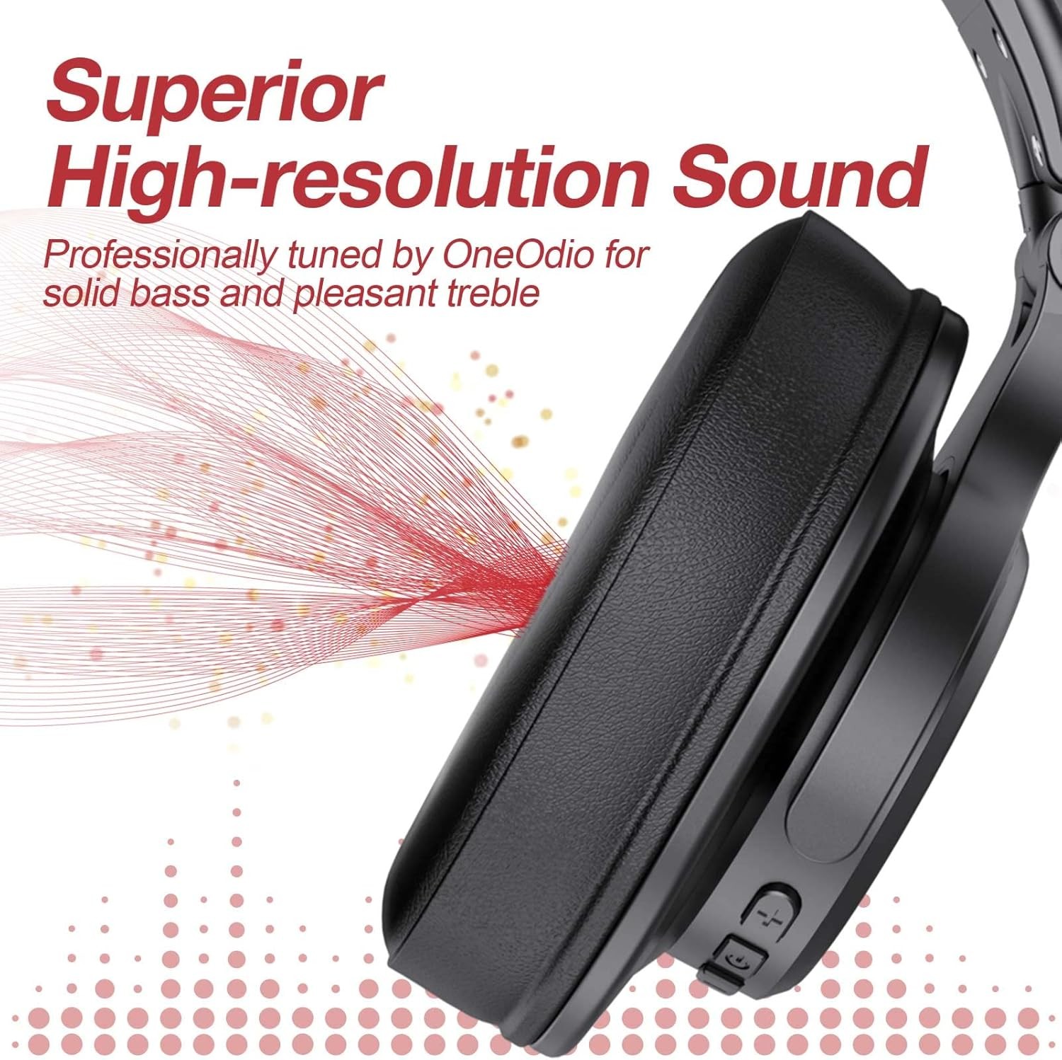 Bluetooth Wireless Headphones, 72H Playtime, 3.5Mm/6.35Mm Wired Audio Jack