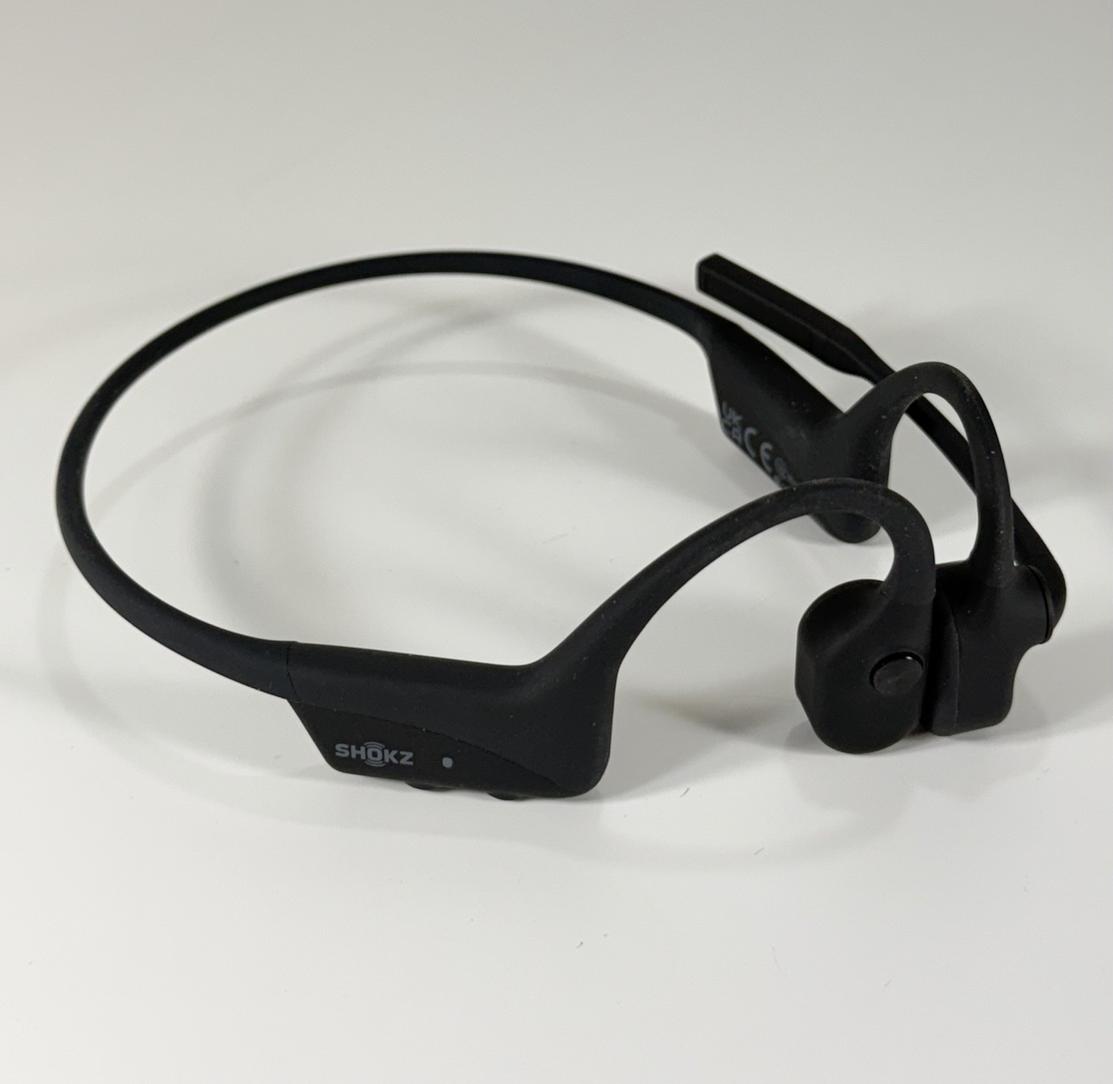 SHOKZ OPENCOMM Bone Conduction Bluetooth Headset with Boom Mic – Working
