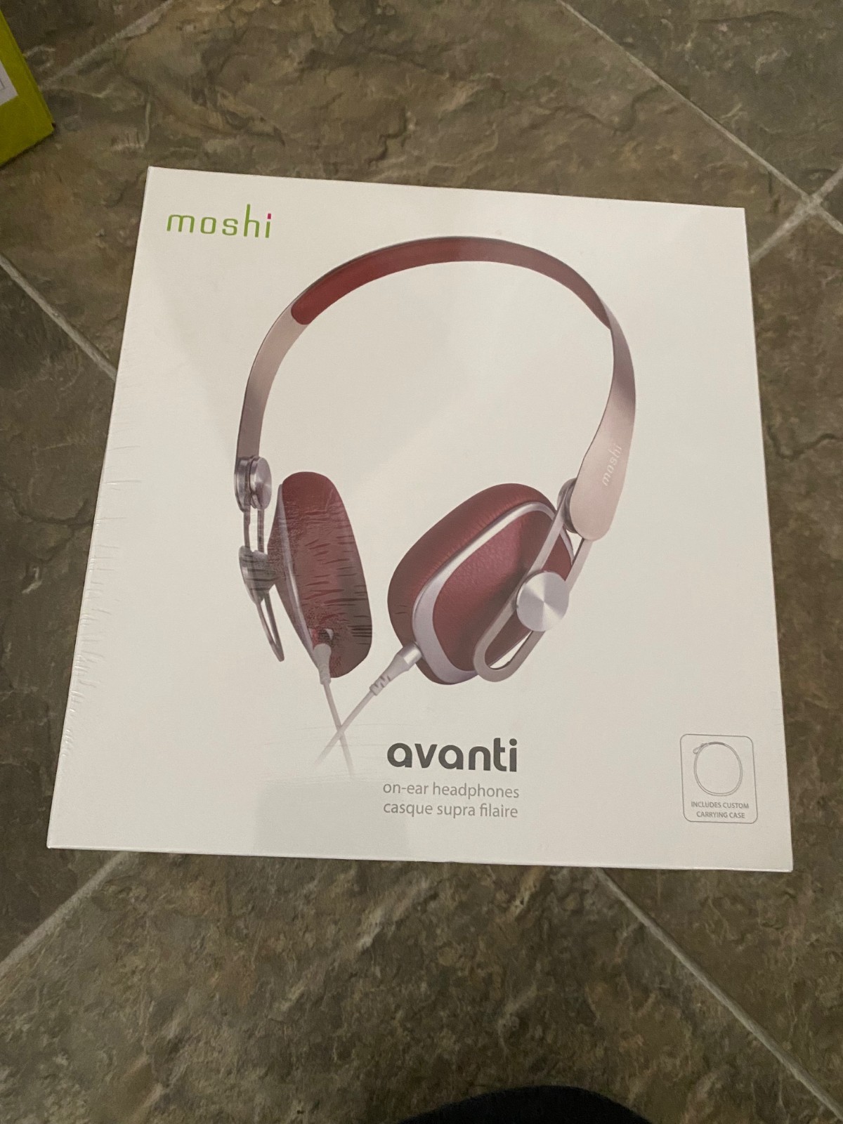 Moshi Avanti Burgundy Red Portable Headphones On Ear – SEALED