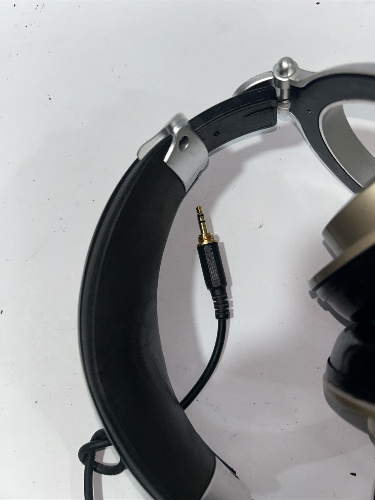 Koss Pro4AA Titanium Vintage Studio Headphones Coiled Cable