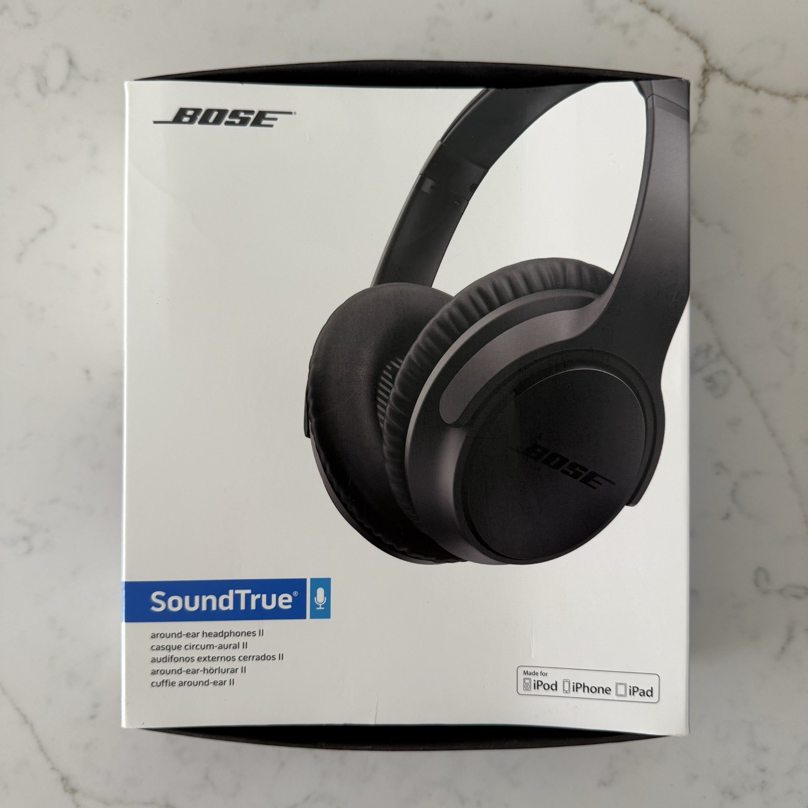 Bose SoundTrue Around-Ear II 2 Headphones Headset Charcoal