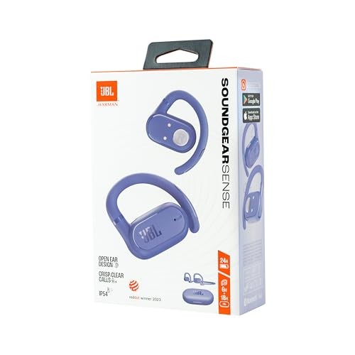 JBL Soundgear Sense Blue Open Ear Wireless Earbuds Bluetooth 5.3 IP54 New Japan