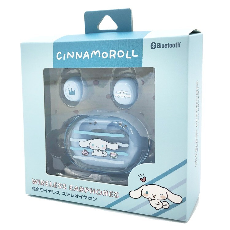 Cinnamoroll Wireless Stereo Earphones Blue SANG-458CN Gourmandise Sanrio
