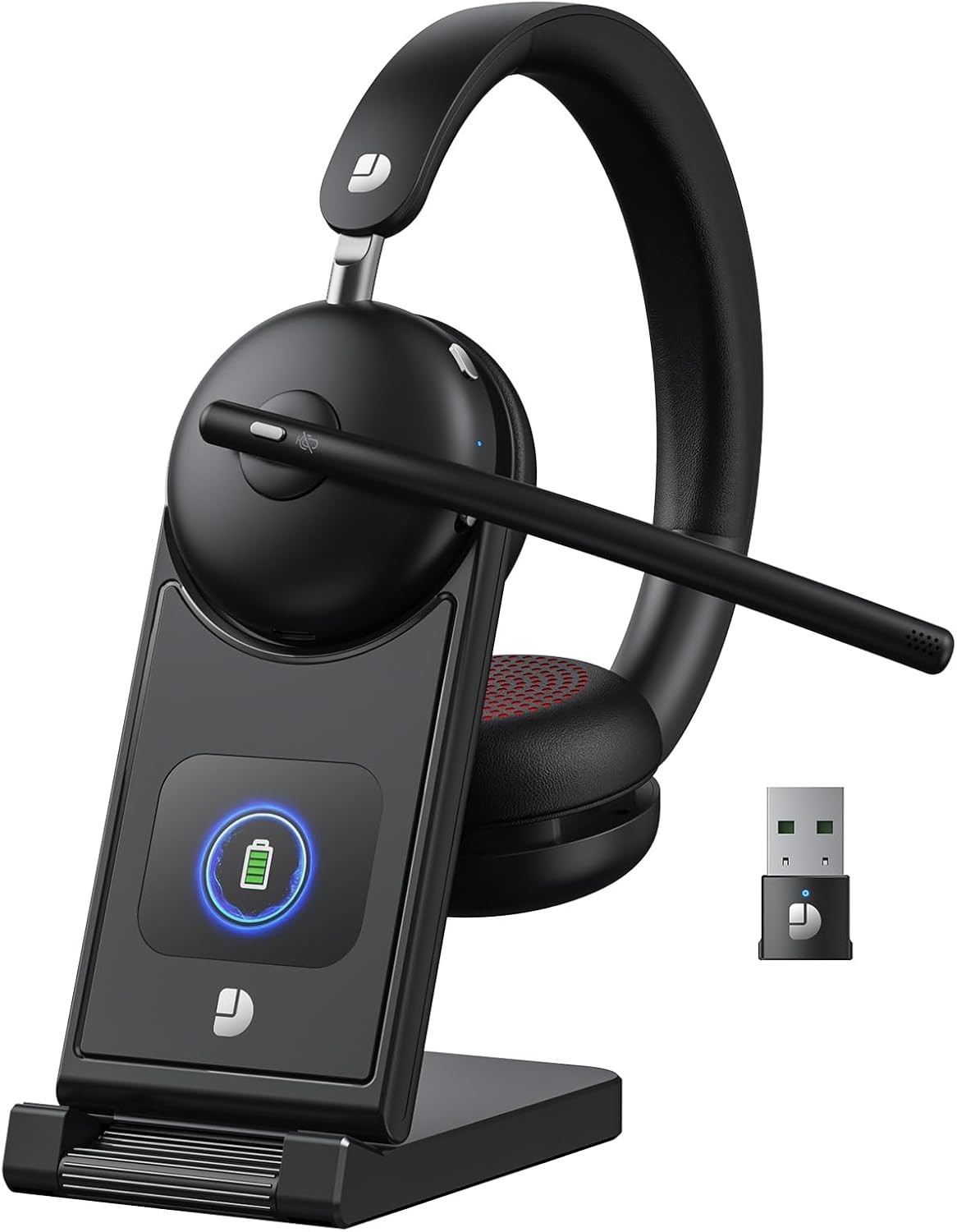 Dytole Wireless Headset with Mic for Work-Bluetooth 5.3 Headset with Microphone