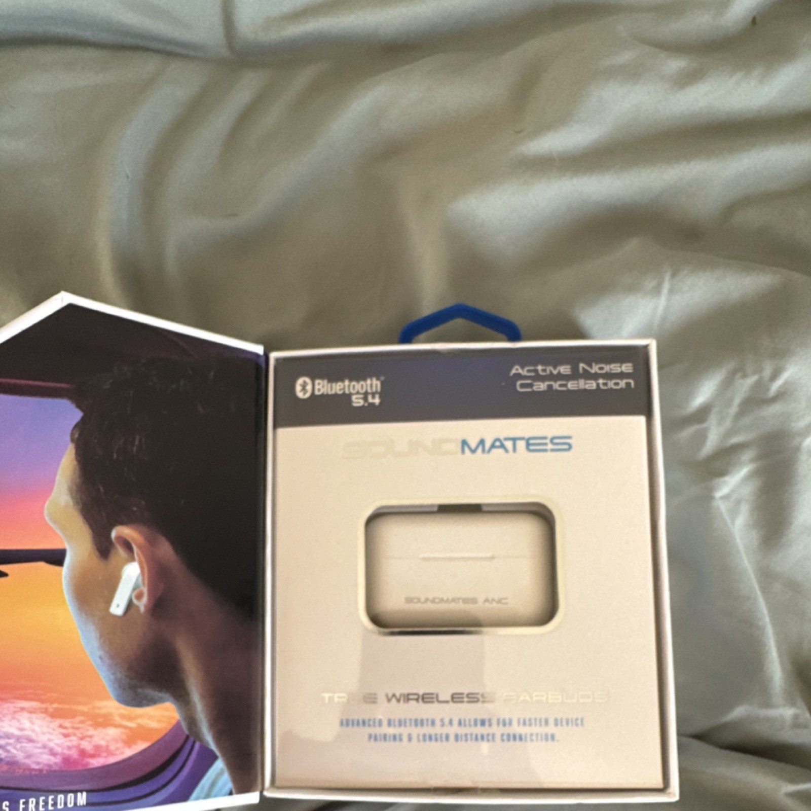 Tzumi SoundMates Pro ANC Wireless Earbuds Bluetooth 5.4 ANC White