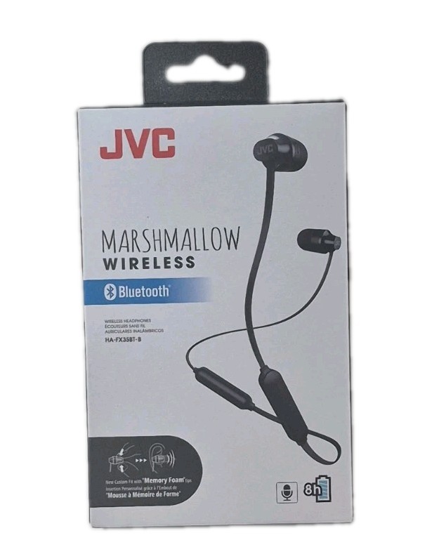 JVC Marshmallow Wireless Bluetooth HA-FX35BT-B