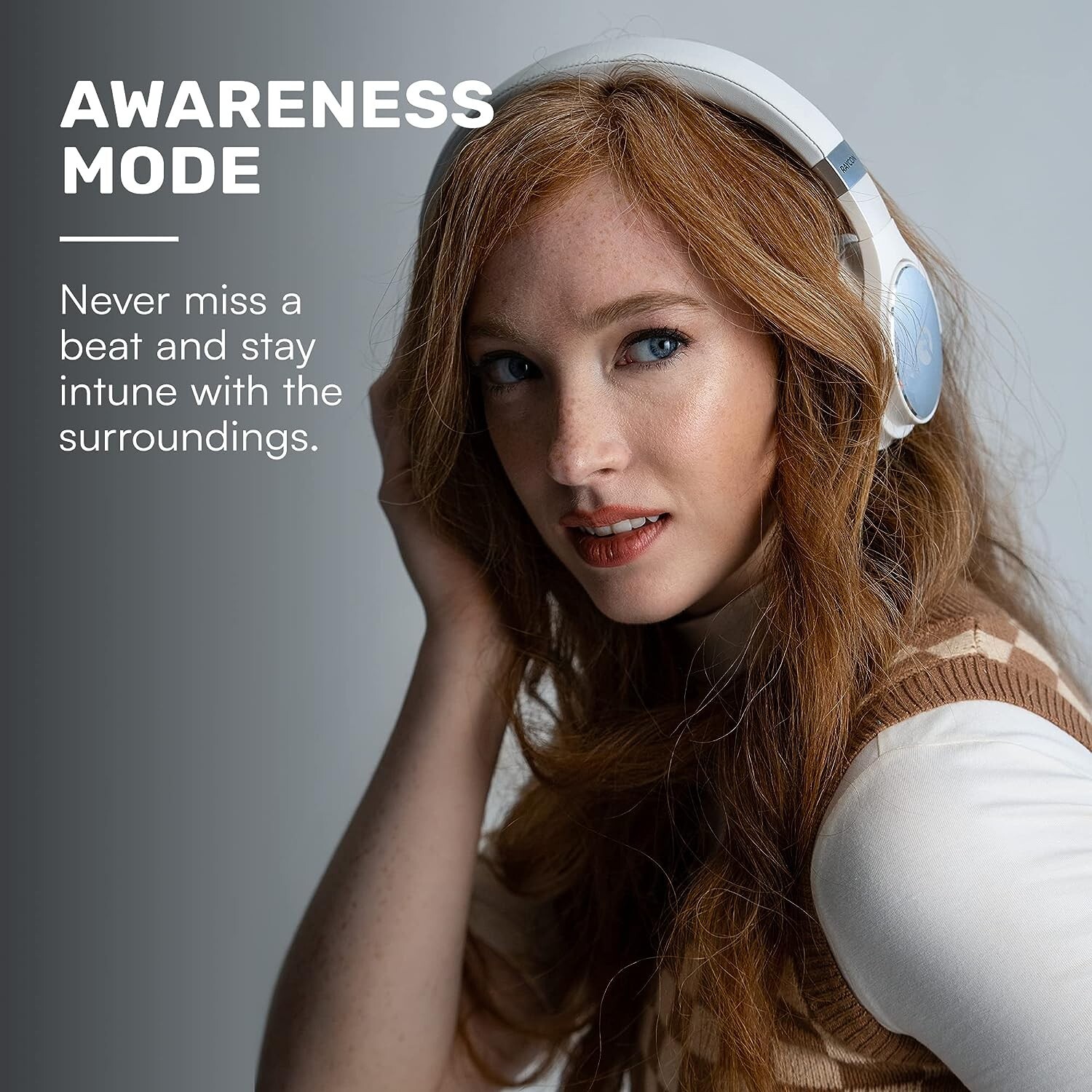 Wireless Bluetooth Over Ear Headphones – Noise Cancellation – 38 Hours Battery