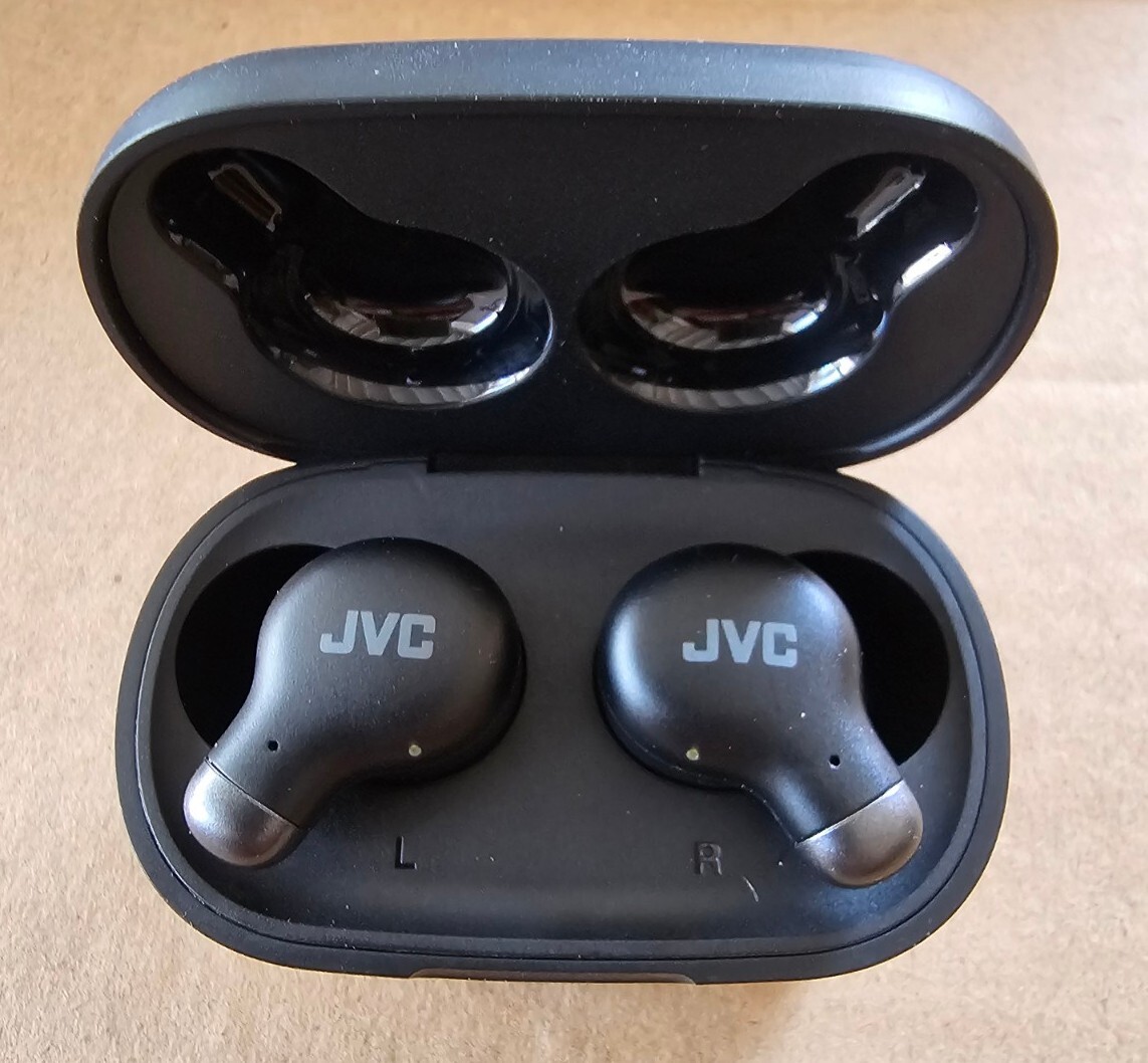JVC HA-A25T MARSHMELLOW PLUS NOISE CANCELLING WIRELESS HEADPHONES, BLACK.
