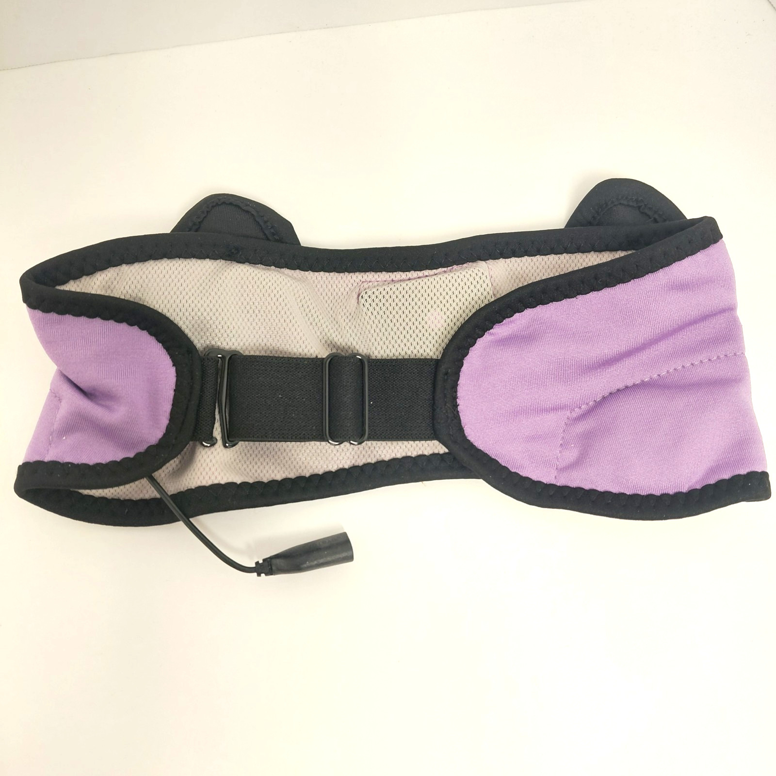 Boodlab Kids Headphones Purple soft fabric Bluetooth BDEM01 Dual Connectivity