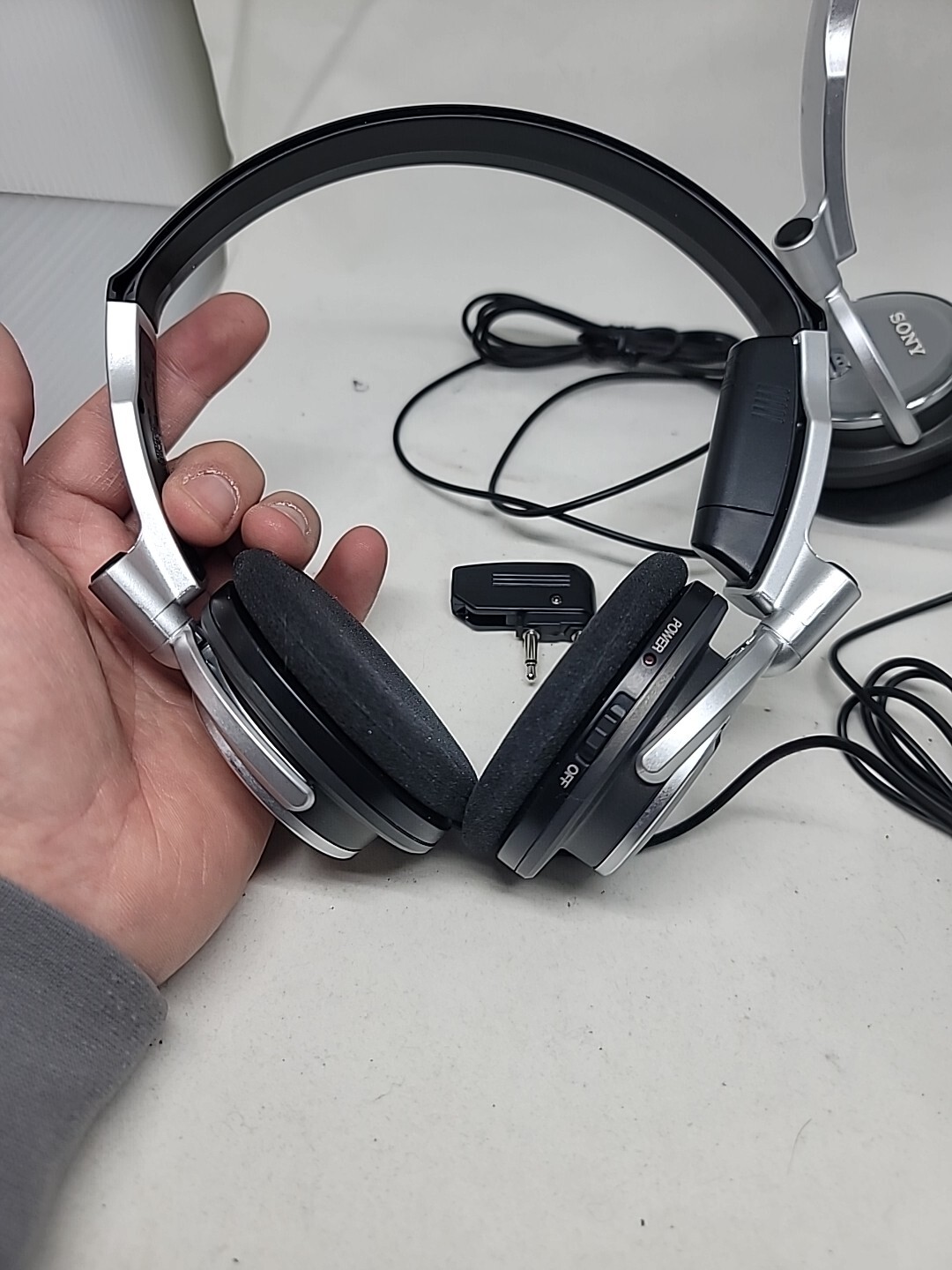 2 SONY MDR-NC6 Noise Canceling Portable Audio Headphones