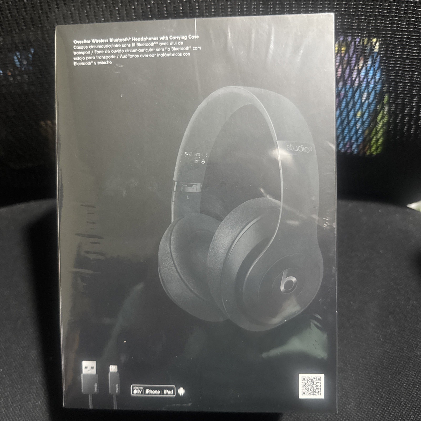 Beats by Dr. Dre Studio3 Over the Ear Wireless Headphones – Black