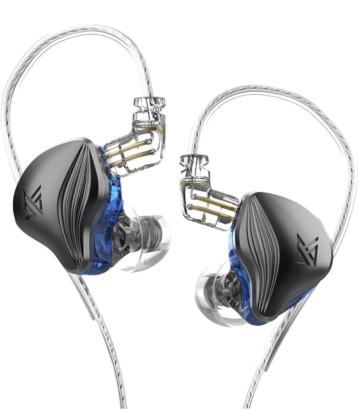 KZ ZEX Wired Earbud Hi-Fi In Ear Earphones Graphite Blue