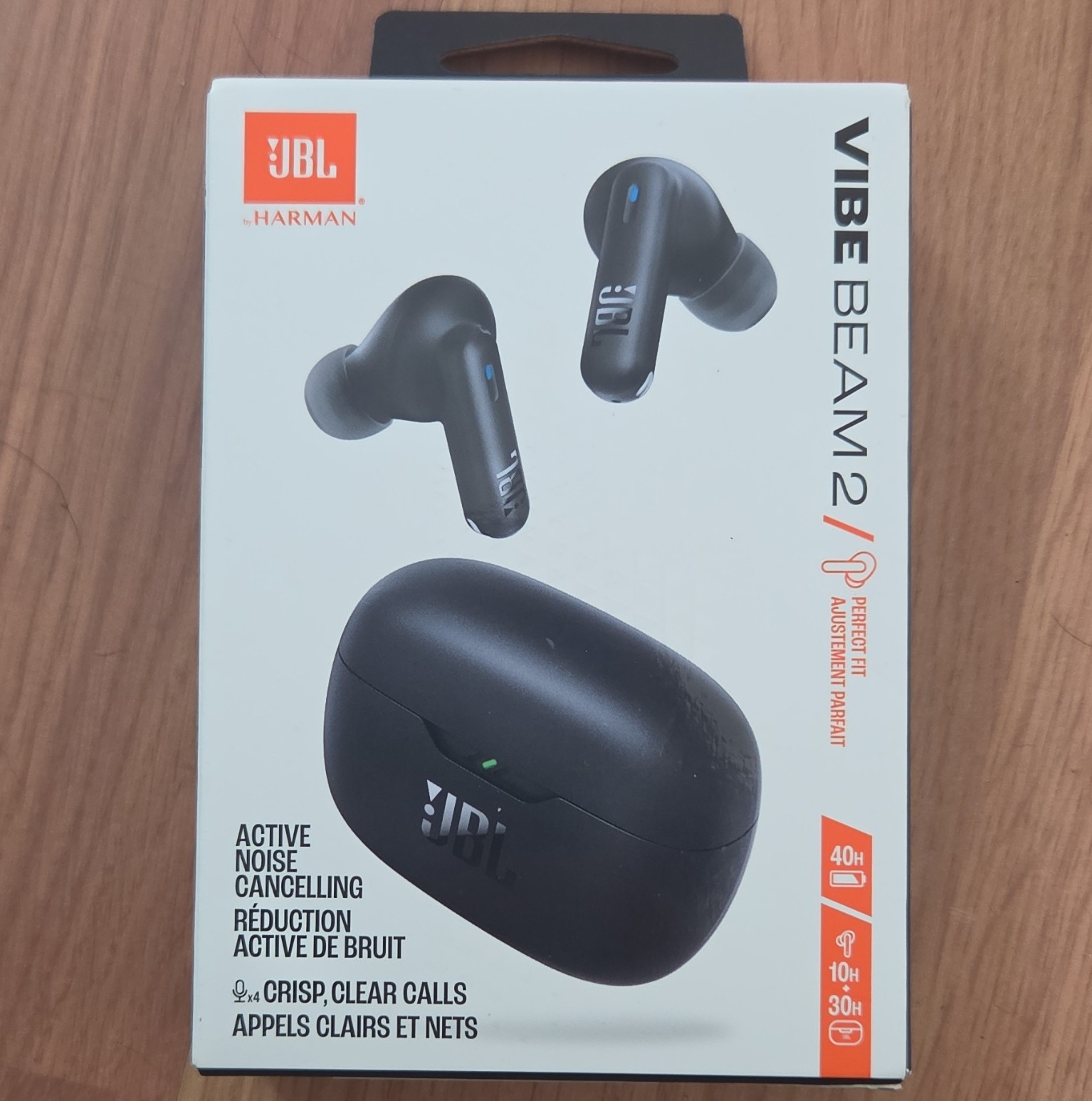 JBL Vibe Beam 2 TWS Bluetooth In-Ear Earbuds w/ ANC, Multi-Point, Black