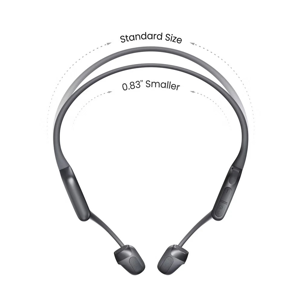 Shokz OpenRun Pro 2 Mini Bone Conduction Bluetooth Wireless Headphones – Black