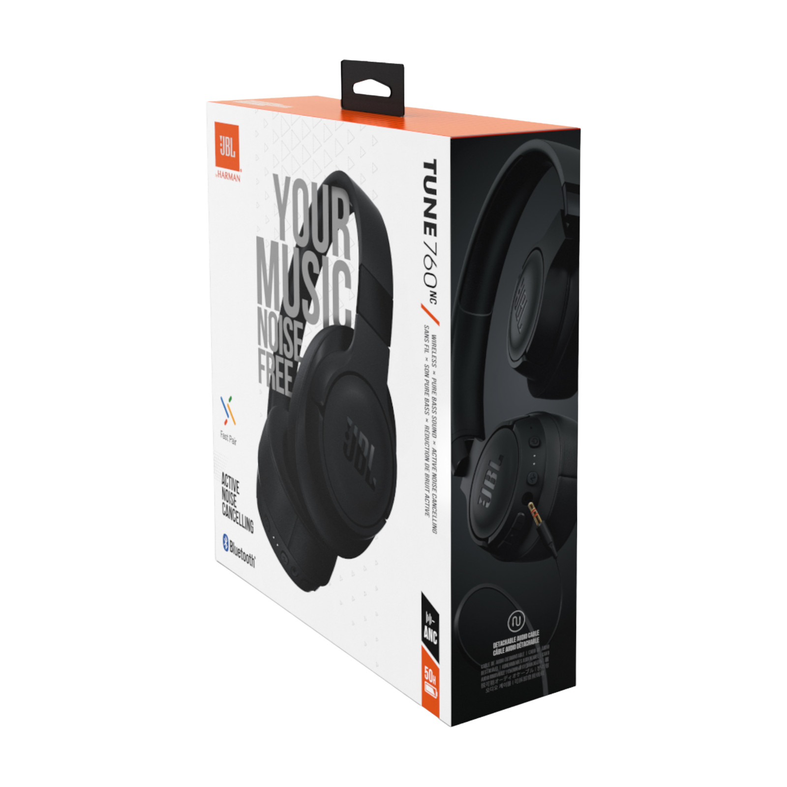 JBL Tune 760NC, Wireless Over-Ear NC Headphones.