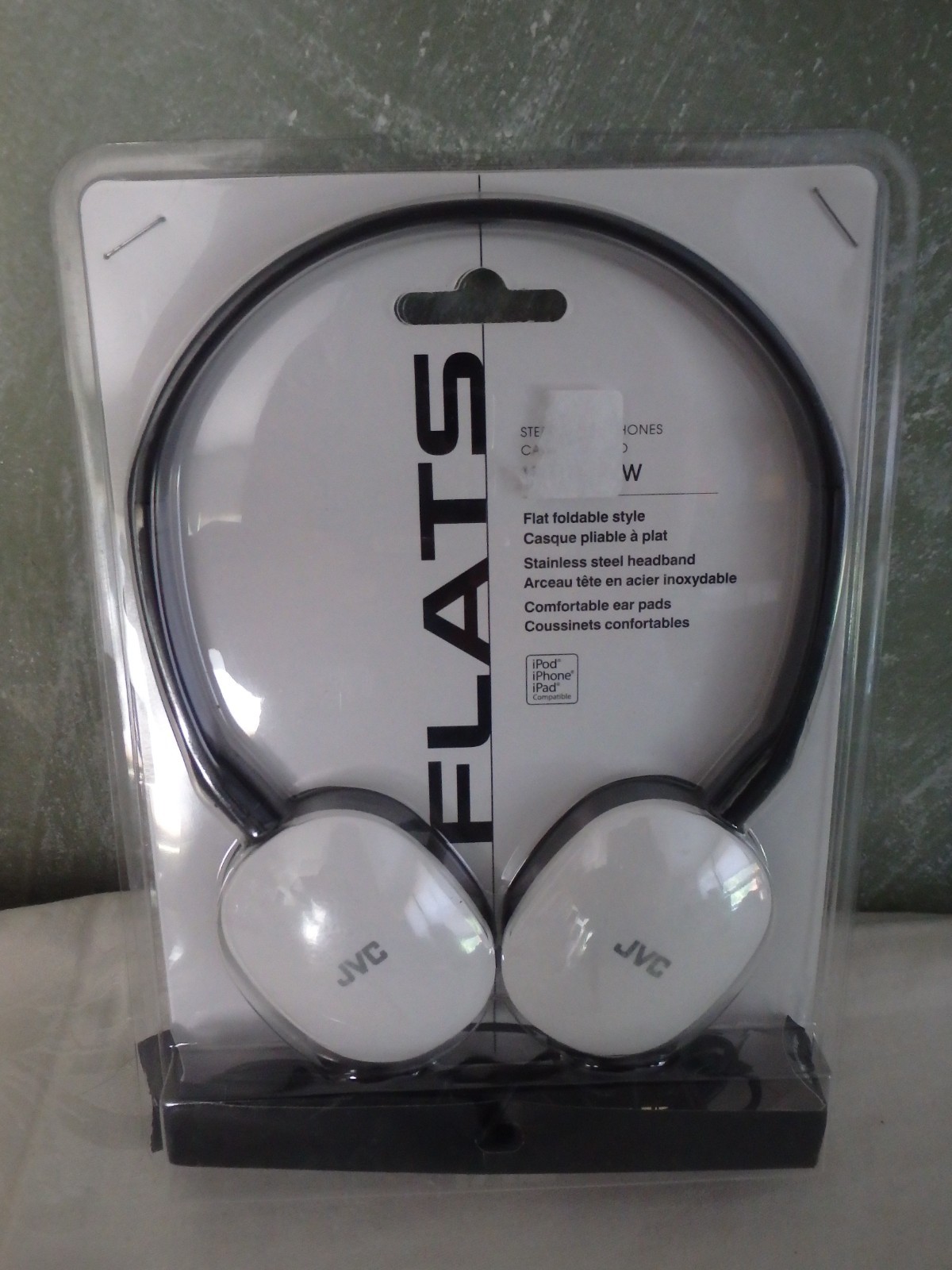 JVC HA-S160W Stereo Headphones – White
