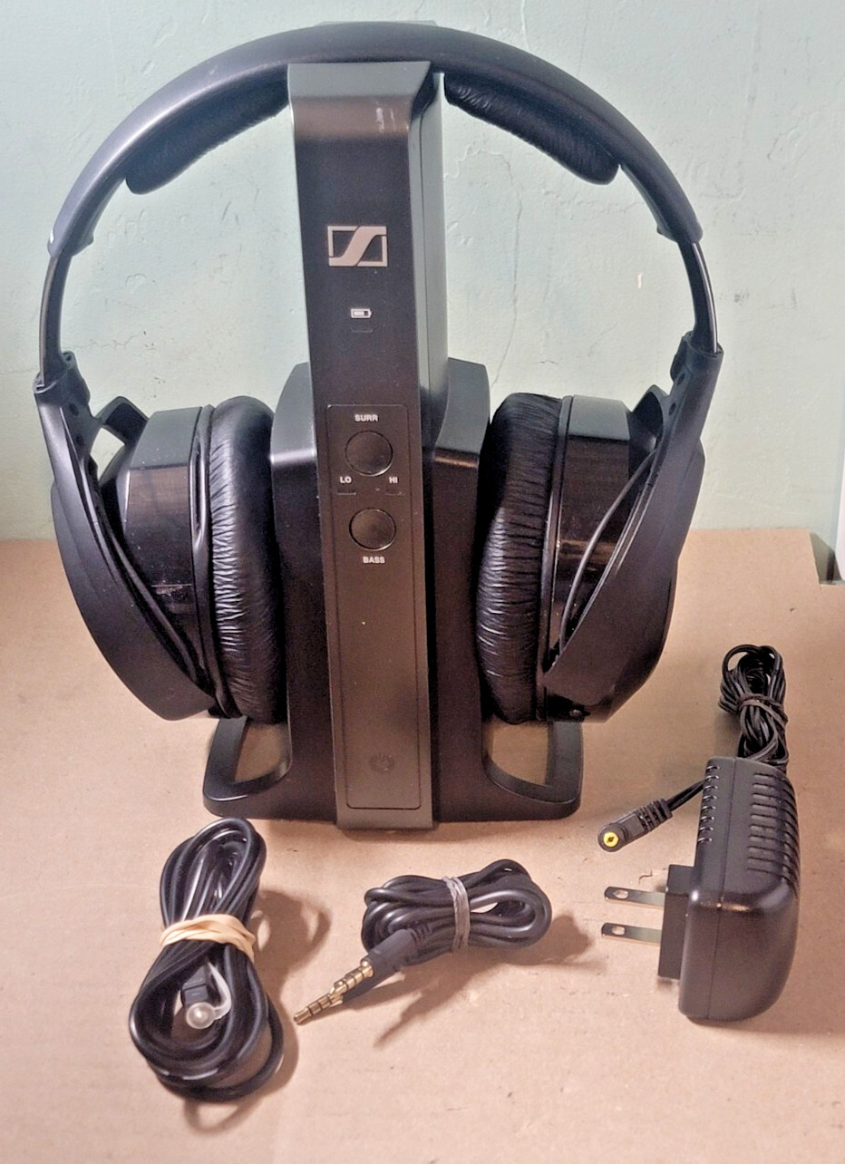 SENNHEISER RS175 Digital Wireless Surround Sound Headphones For TV 3.5mm Optical
