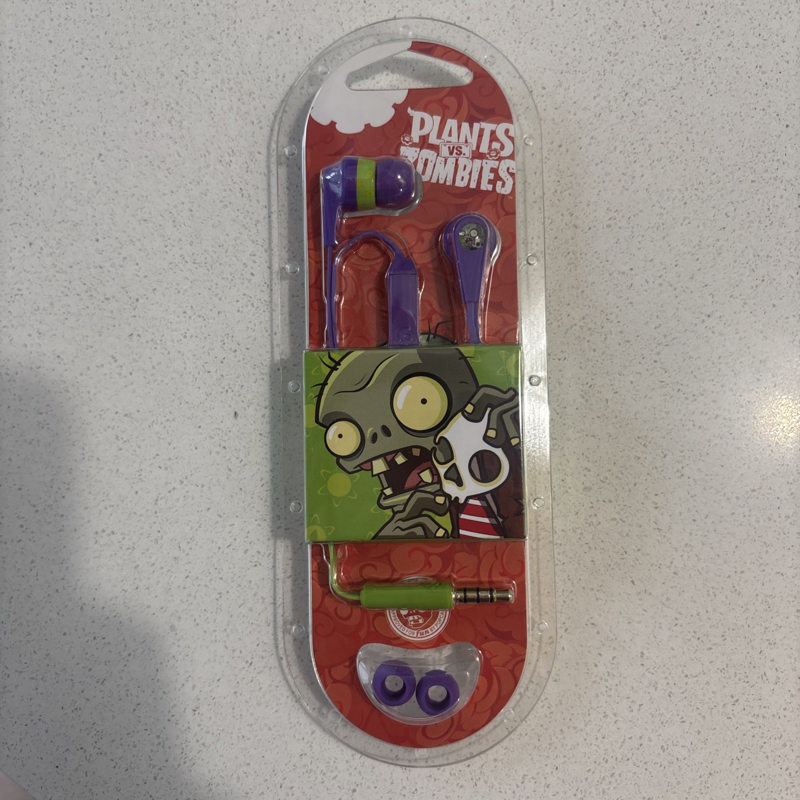 Plants vs Zombies Skullcandy Ink’d Earbuds