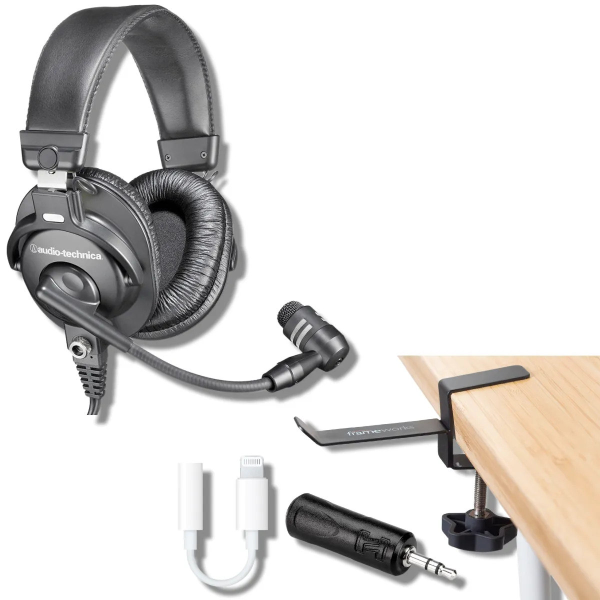 Audio-Technica BPHS1 Headset w/ Gator Headphone Hanger