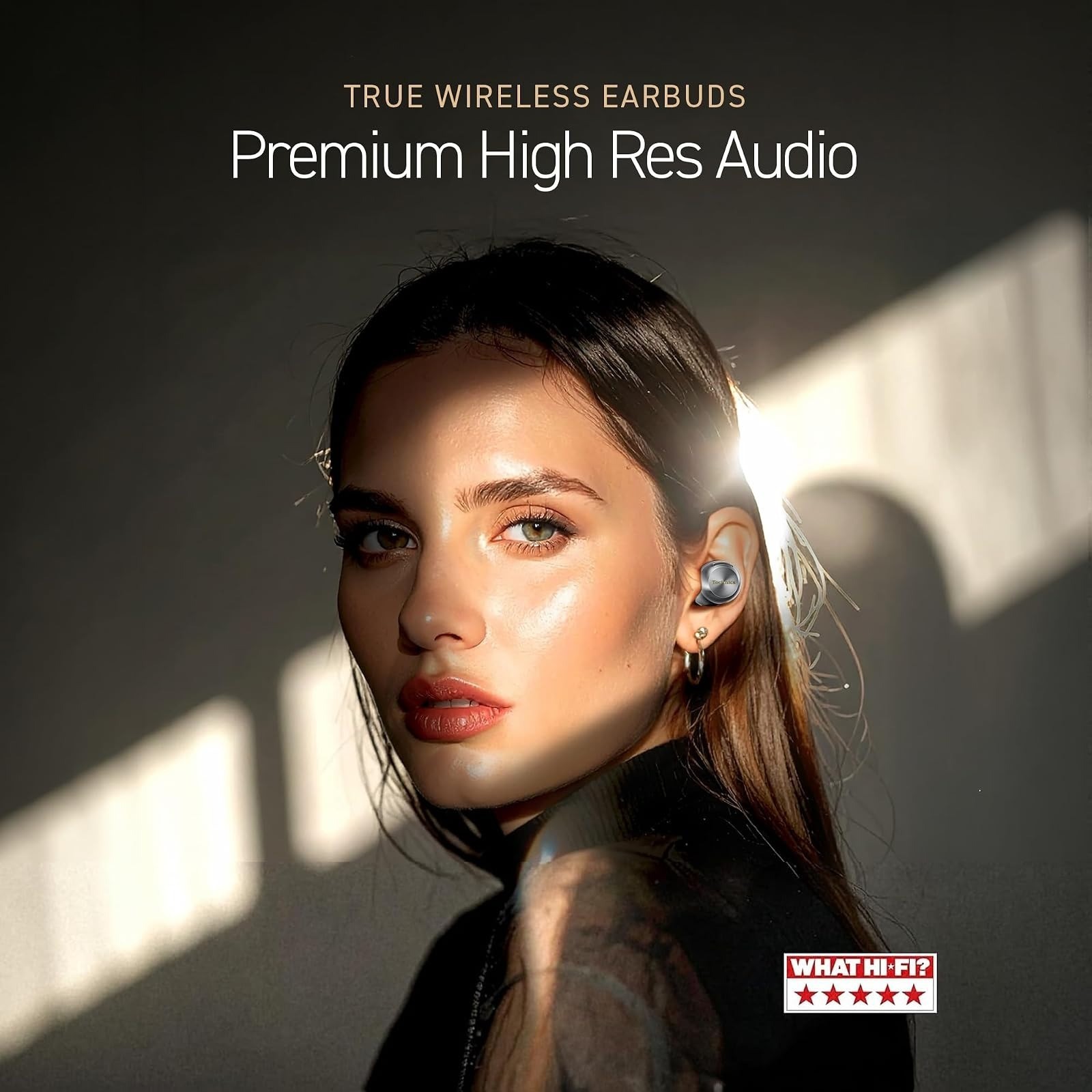 Technics EAH-AZ100-S Wireless Earbuds, Dolby Atmos, Adaptive Noise Cancelling