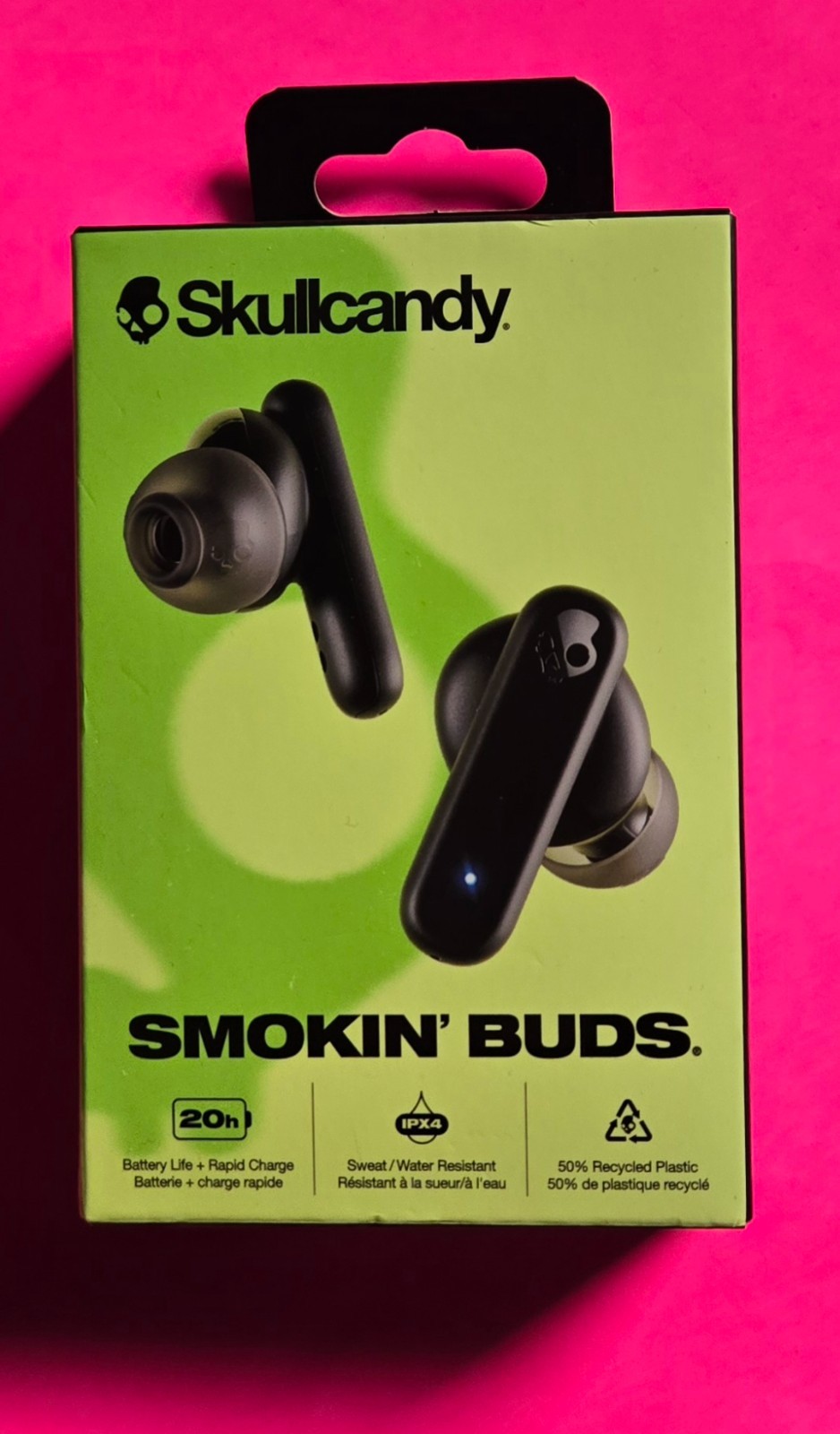 Skullcandy Smokin’ Buds Wireless in-Ear Earbuds True Black SCTAW