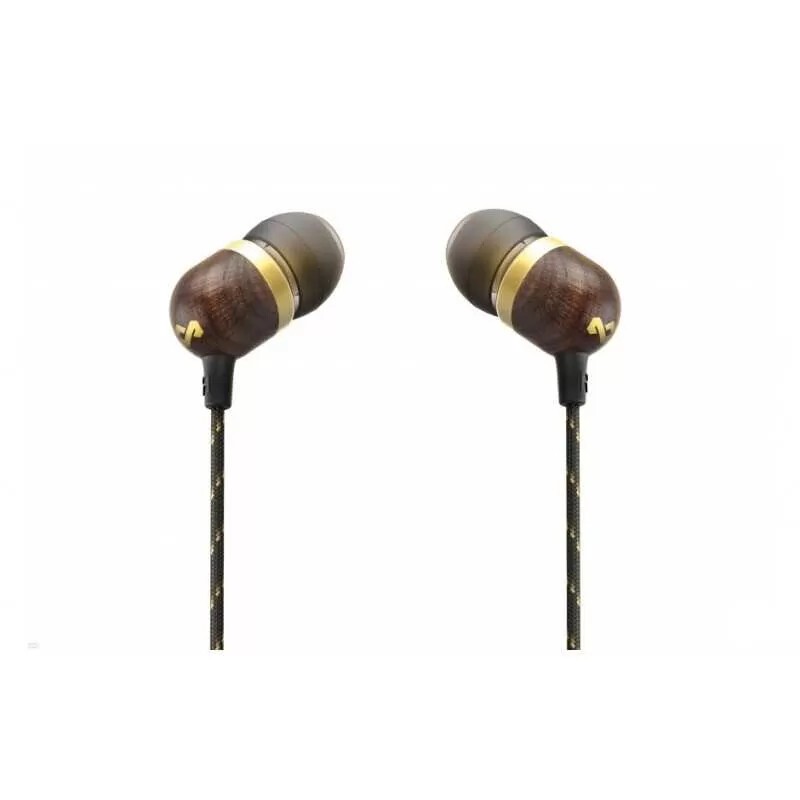 House of Marley Wired In-ear Headphones, Smile Jamaica Brass
