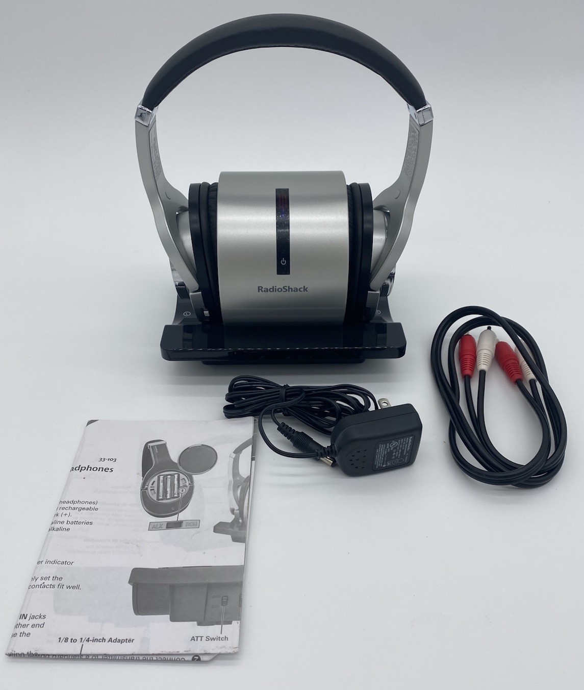 Radio Shack Model 33-103 2.4 Gig Digital Wireless Headphones