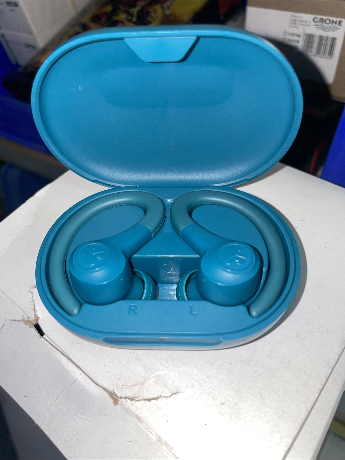 JLab Go Air Sport True Wireless Bluetooth Headphones – Teal Blue