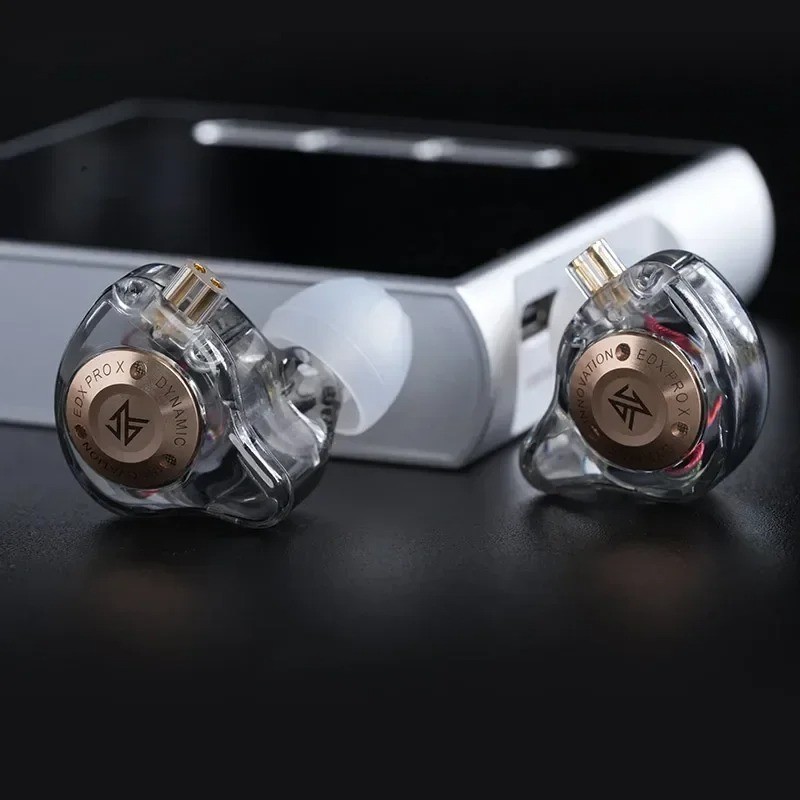 KZ EDX Pro X Wired HiFi Bass IEM Earphones 2Pin Detachable Cable