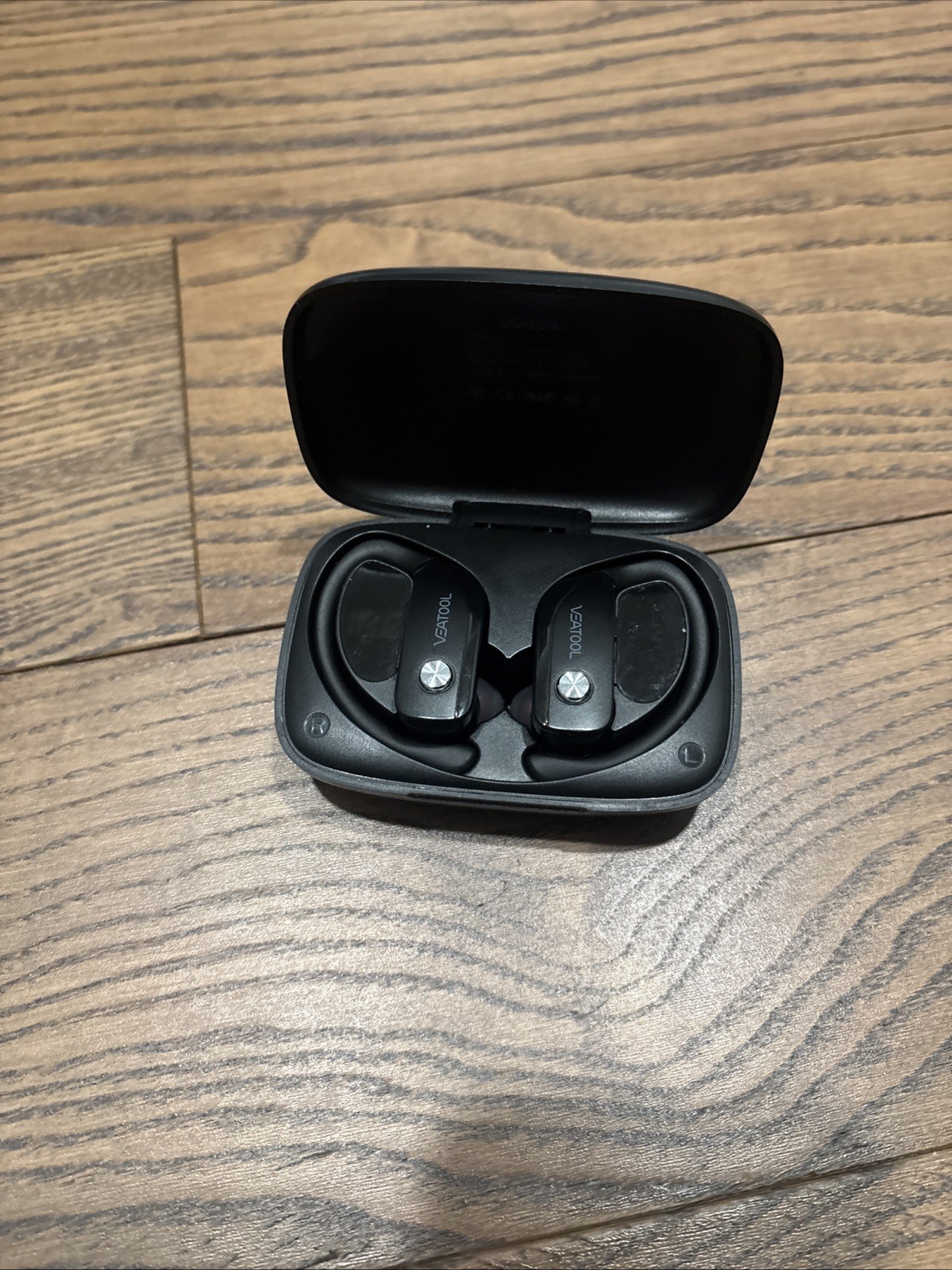 bmanl Wireless Earbuds Bluetooth Headphones Over Ear Hooks Buds Black