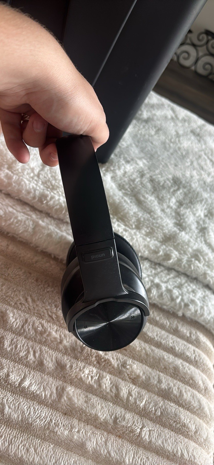 Picun B8 On-Ear Headband Headphones Black Bluetooth USB-C (Used)