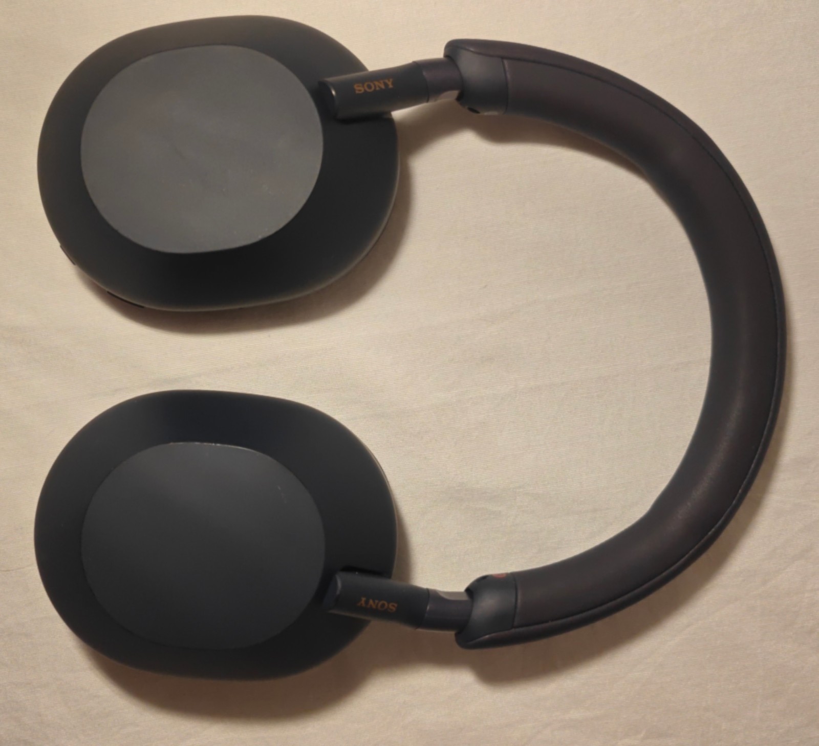 Very Nice Navy Blue Sony WH1000XM5 Noise Cancelling Over Ear Headphones W/ CASE!