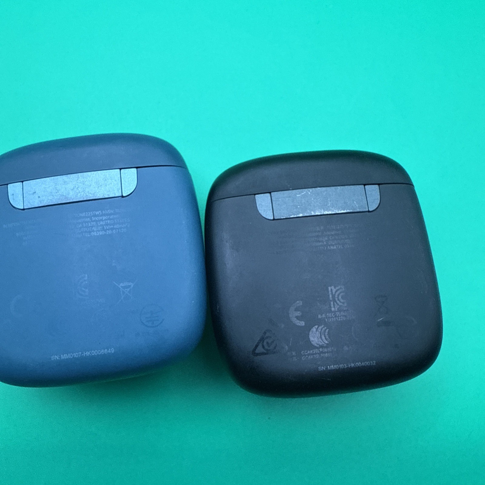 Lot of 2 JBL TUNE 225TWS TRUE WIRELESS EARBUD CHARGING CASE