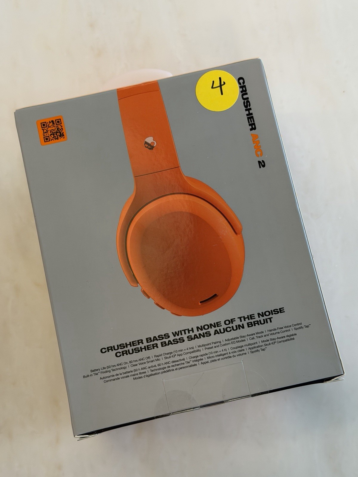 Skullcandy Crusher ANC 2 Plasma Bluetooth Multi-Sensory Bass Noise Cancelling