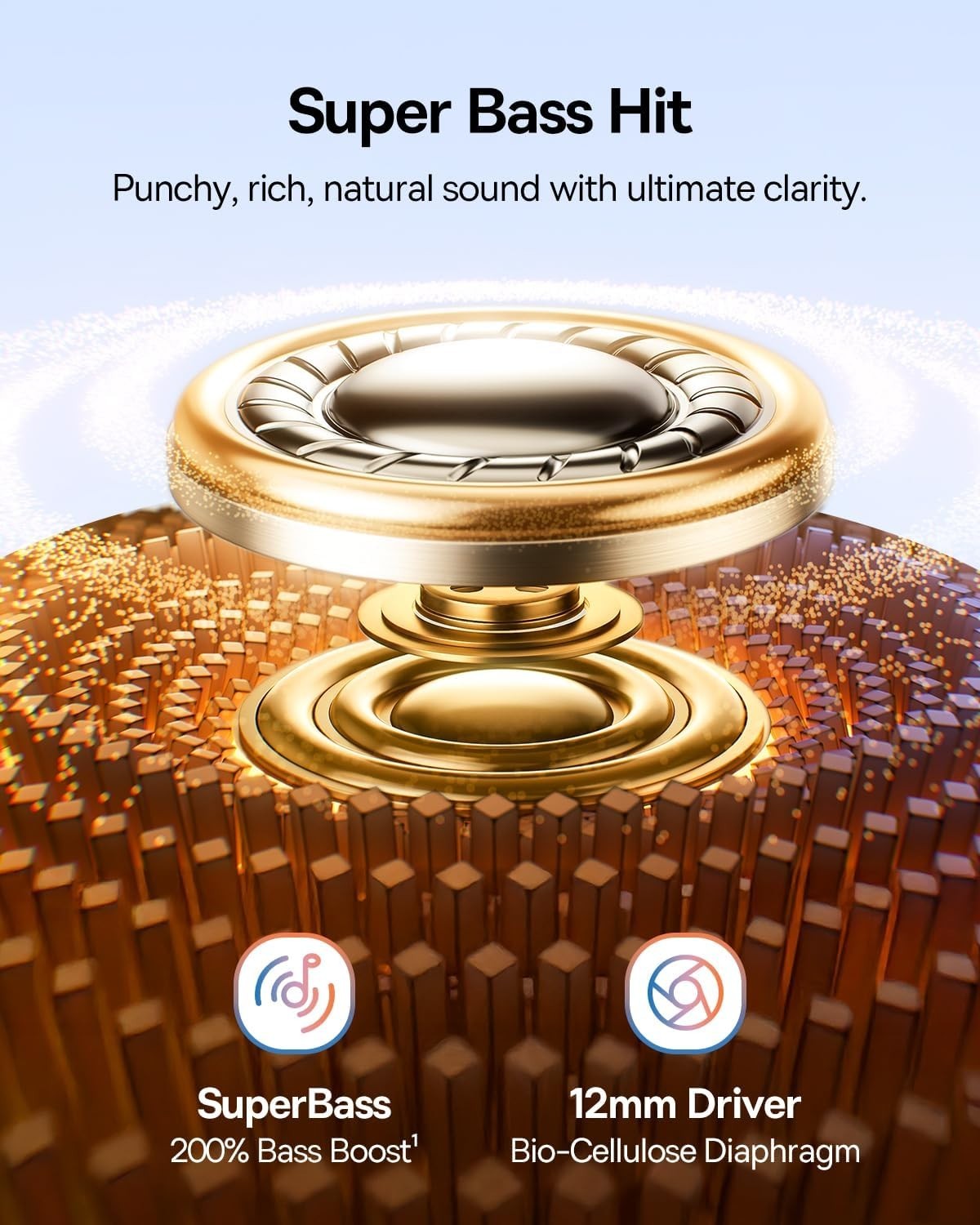 Bass BC1 Open Ear Bluetooth Earbuds – Unmatched Comfort & SuperBass Sound